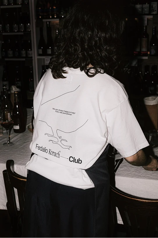 Staff T-shirt with the Fedalio Korach Club bird