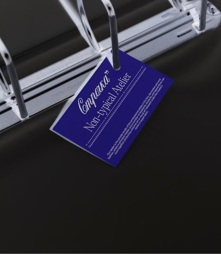 Strochka atelier tag in a binder