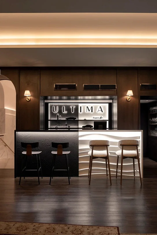 Ultima Yandex Go bar in the cinema lounge